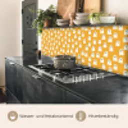 Halloween - Spookjes - Oker keuken achterwand 2 middel 871 -usp_DE