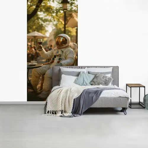 Wijn - Rood - Terras - Koffie fotobehang vinyl groot -slaapkamer