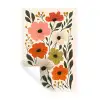 Veldbloemen - Stengels - Blaadjes - Groen Muursticker klein -3d