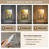 Kitten - Dier - Natuur - Bloemen Light Box met kabel klein -USP_lichtkleurNL