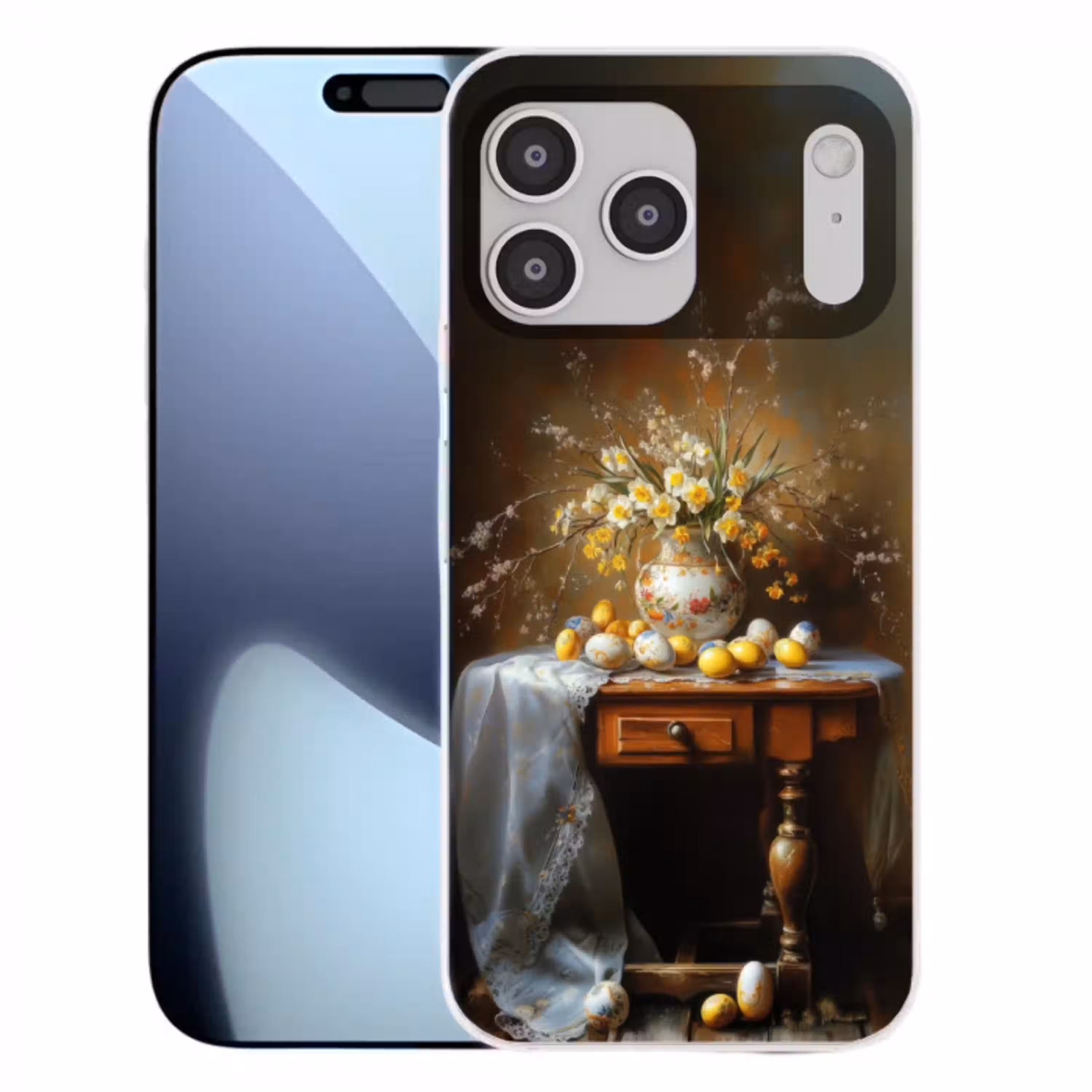 Paaseieren - Stilleven - Vaas Telefoonhoesje iPhone 17 Pro Max klein -3d