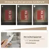 Schuin - Loveyou - Rood Light Box met kabel (Tafellamp) klein -USP_dimbaarNL