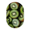 Kiwi - Fruit - Groen Wandcirkel Ovaal Glas middel -3d
