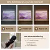 Abstract - Heuvels - Landschap - Paars Light Box met batterij (Wandlamp) middel -USP_lichtkleurNL