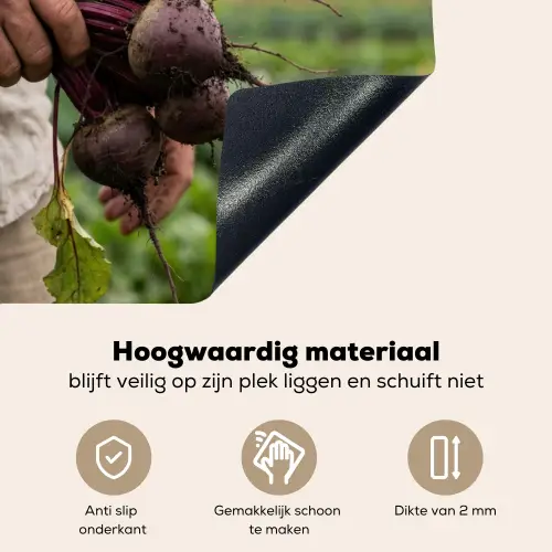 Bieten - Vers - Moestuin Inductie beschemer met haakjes klein -ky-onderkant-nl
