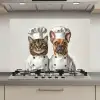 Kat - Hond - Kokskleding keuken achterwand spatscherm klein -3d_website