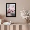 Bloesems - Meeldraden - Geel - Wazig fotolijst zwart zonder passe partout klein -sfeer5