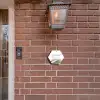 Wit met palmblad - Sierlijk Naambord Hexagon klein -sfeer7-hexagon-XS