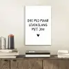 Quotes - Doe mij maar levenslang met jou - Spreuken aluminium wit klein -sfeer1