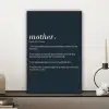 Mama definitie - Mother - Quotes - Spreuken canvas 2cm klein -sfeer6