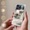 Fiets - Pastelkleuren - Bloemen Telefoonhoesje iPhone 17 Pro klein -sfeer3_NL