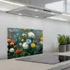 Close-up - Veld - Bloemen - Kleurrijk keuken achterwand spatscherm klein -3d_schuin