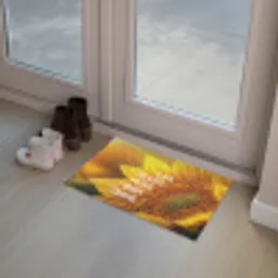 Zonnebloem - Close up - Geel - Quote Deurmat klein -sfeer3