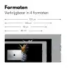 Ananas - Bloemen patroon - Goud - Delftsblauw Muismat XXL klein -sfeer5