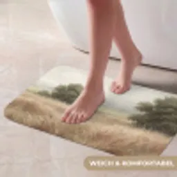 Landschap - Minimalistisch - Beige Badmat klein -USP_ZachtDE