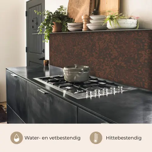 Donker - Bruin - Roest keuken achterwand 2 middel 871 -usp_NL