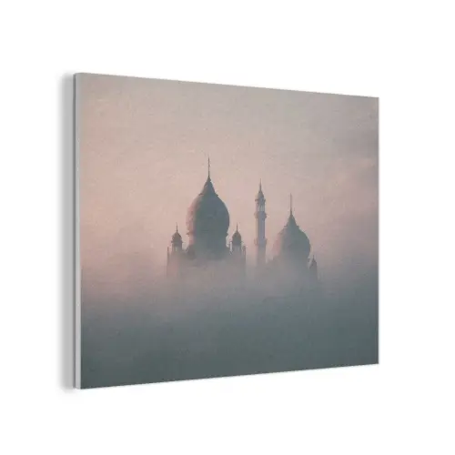 Moskee - Minaretten - Roze mist PET vilt klein -3d