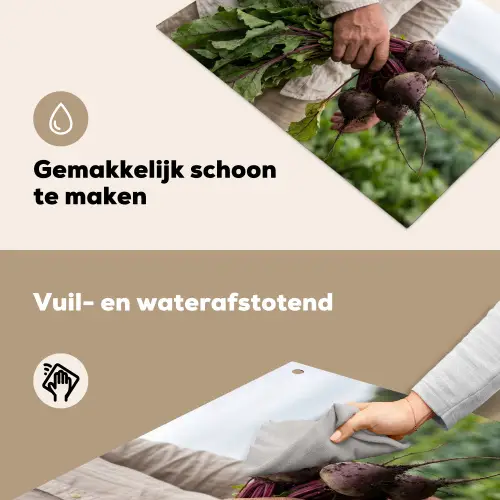 Bieten - Vers - Moestuin Inductie beschemer met haakjes klein -ky-schoon-nl