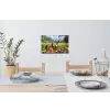 Ezels - Bloemen - Zomers Muursticker klein -eettafel