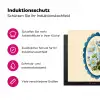Lijst - Bloemen - Lichtblauw - Illustratie Inductie beschermer vinyl 3mm middel -zzzzzzz-lf-ups