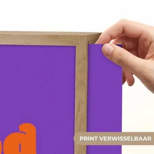 See the good - Oranje - Paars - Smiley Light Box met batterij (Wandlamp) middel -USP_websiteprintNL