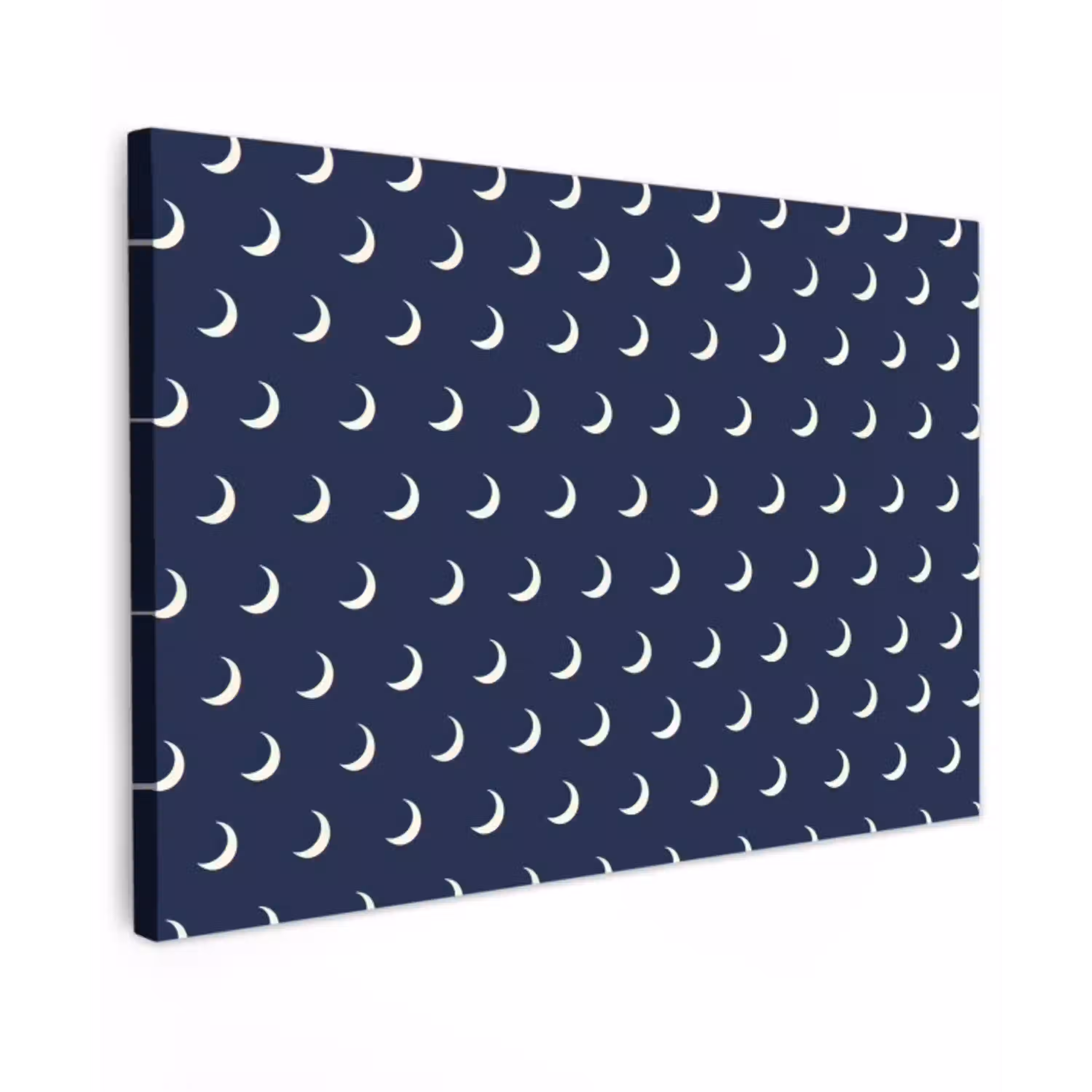Patroon - Manen - Blauw canvas 2cm klein 34 -z3d