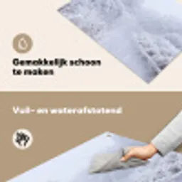 Rivier - Sneeuw - Bos - Winter - Schilderachtig Inductie beschemer met haakjes klein -ky-schoon-nl