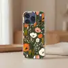 Bloemen - Illustratie - Groen Telefoonhoesje iPhone 17 Pro klein -sfeer2