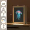 Kwal - Tentakels - Blauw - Licht Light Box met kabel (Tafellamp) klein -USP_NL