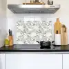 Bohemian - Bloemen - Bladeren - Jungle - Tropical Inductie beschemer met haakjes klein -sfeer2