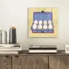 Eieren - Doos - Minimalistisch - Blauw plexiglas 5mm klein -sfeer1