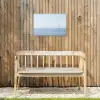 Horizon - Zeilboot - Zee Tuinposter op houten frame 2 cm dik klein -sfeer4