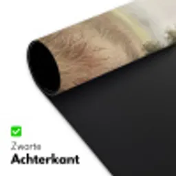 Landschap - Minimalistisch - Beige Muismat XXL klein -sfeer2