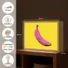 Banaan - Grafisch - Geel Light Box met batterij (Wandlamp) middel -USP_websiteoverzichtNL