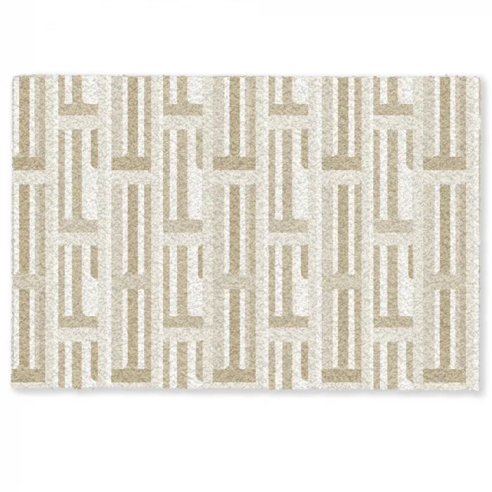 Modern - Geometrisch - Beige Deurmat klein 898 -zkaufland3d
