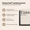 Pizza - Kaas - Pepperoni Inductie beschermer vinyl 3mm middel -tsfeer2_DE