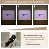 Maandag - Mok - Koffie - Paars Light Box met batterij (Wandlamp) middel -USP_dimbaarNL