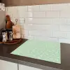 Verfrissende Groene Bladeren Inductie beschermer vinyl 3mm middel -sfeer3