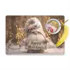 Kerst - Gnome - Bord - Kleurrijk Placemat vinyl groot -zzzproduct_Kitchenyeah-website