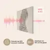 Lijnen - Abstract - Golvend - Zwart PET vilt klein -USP_NL