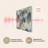 Bladeren - Abstract - Goud - Blauw PET vilt klein -USP_NL