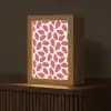 Papaja - Patroon - Roze Light Box met kabel (Tafellamp) klein 925 -z3d_website