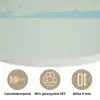 Wereldkaart - Realistisch - Kaart Akoestische PET Vilt - Rond klein -closeup_NL