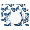 Blauw - Vlinders - Bloemen - Wit Placemat vinyl groot 368 -zzsfeer2_Kitchenyeah-website