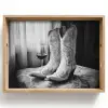 Wijn - Cowboylaarzen - Raamlicht - Wit Dienblad Rechthoek middel -z3d_shopping