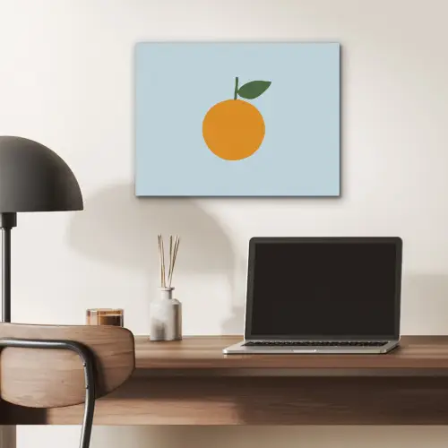 Fruit - Sinaasappel - Oranje PET vilt klein -sfeer5