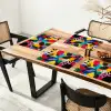 Vormen - Stippen - Kleurrijk Placemat vinyl groot -zzsfeer4_Kitchenyeah-website
