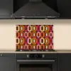 Modern - Retro - Kleurrijk keuken achterwand spatscherm klein 900 -sfeer1