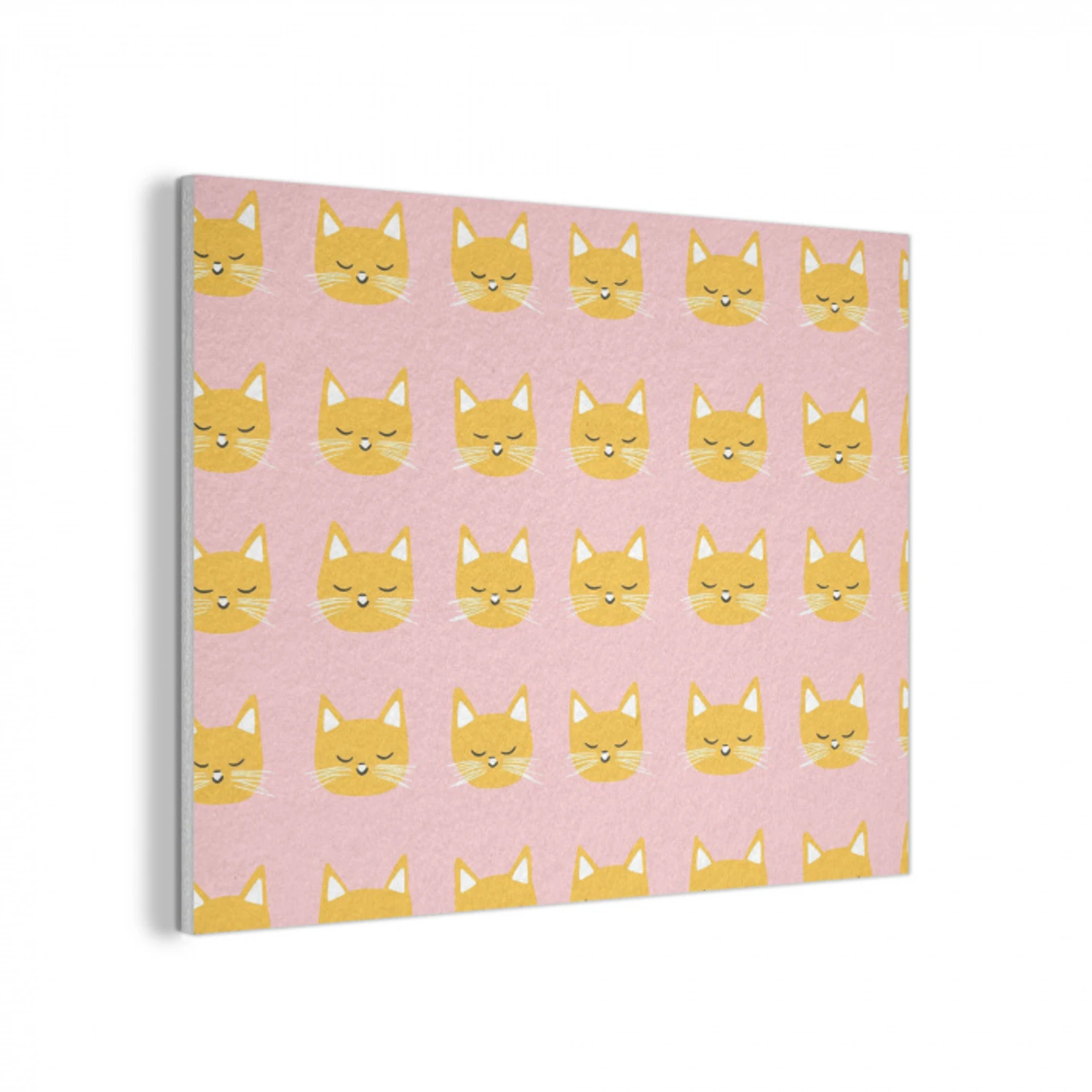 Katten - Patroon - Roze PET vilt klein 837 -3d