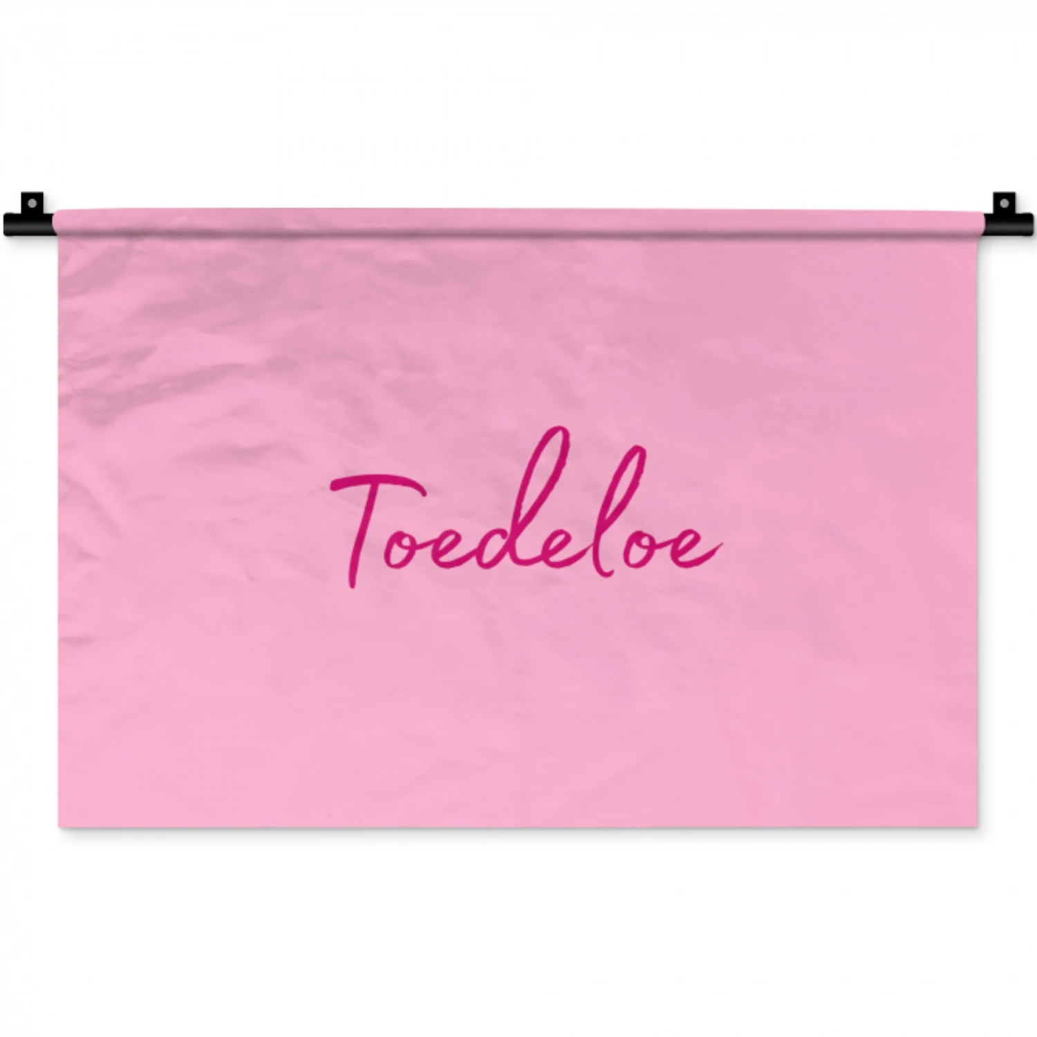 Toedeloe - Roze - Minimalistisch Wandkleed katoen klein -zz3d